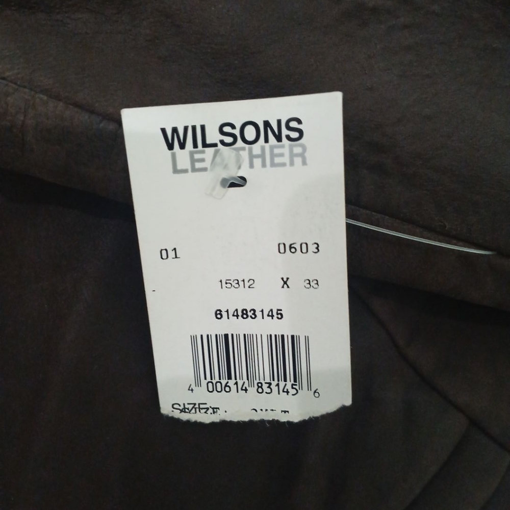 *NWT* Men’s Wilson Brown leather jacket with thinsulate lining. 3XL - Picture 2 of 12